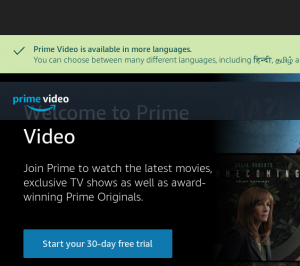 Amazon Prime Streaming Live TV